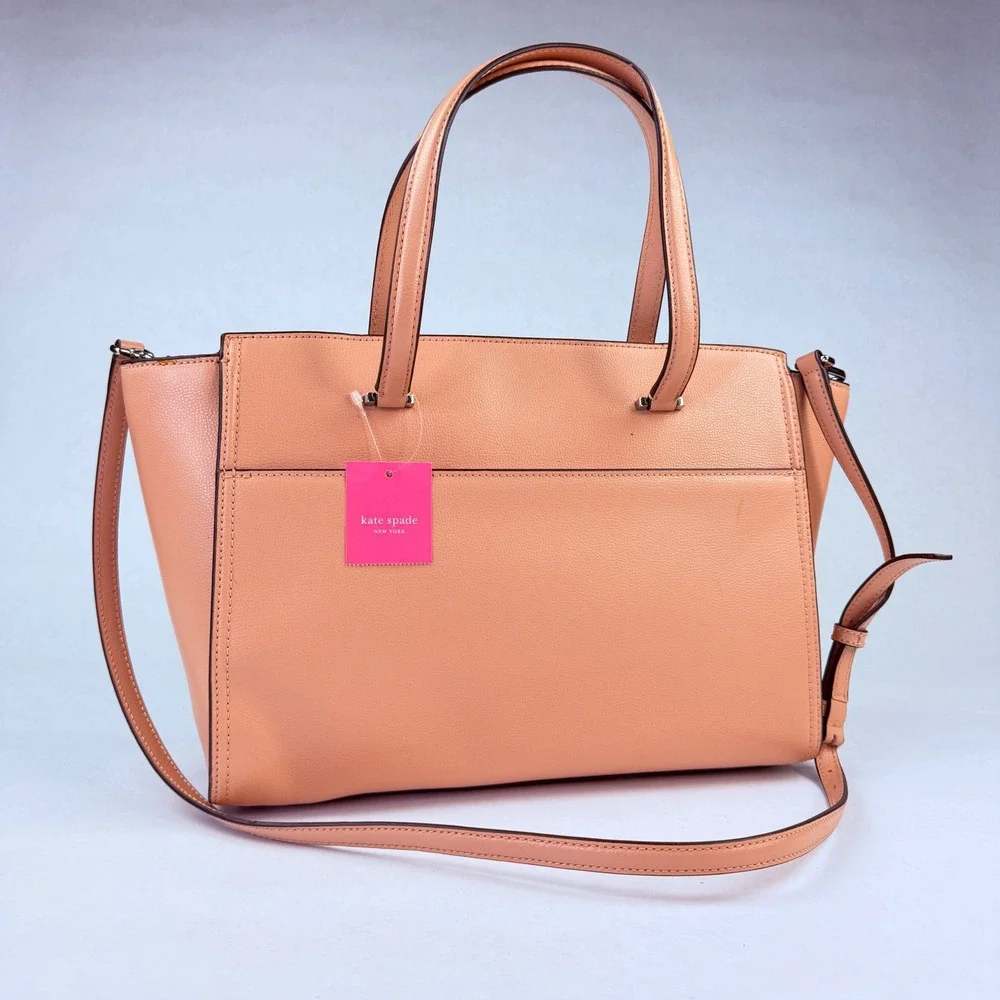 Kate Spade Patterson Drive Geraldine Satchel Rosy Cheeks Pink‎ Leather WKRU5651